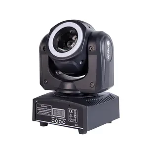ColorKey CKU-5038 Mover Halo Beam QUAD MKII Compact Moving Head with a Color Changing LED Halo