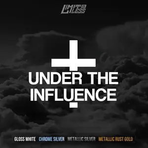 Under The Influence Decal - High Quality Outdoor Vinyl