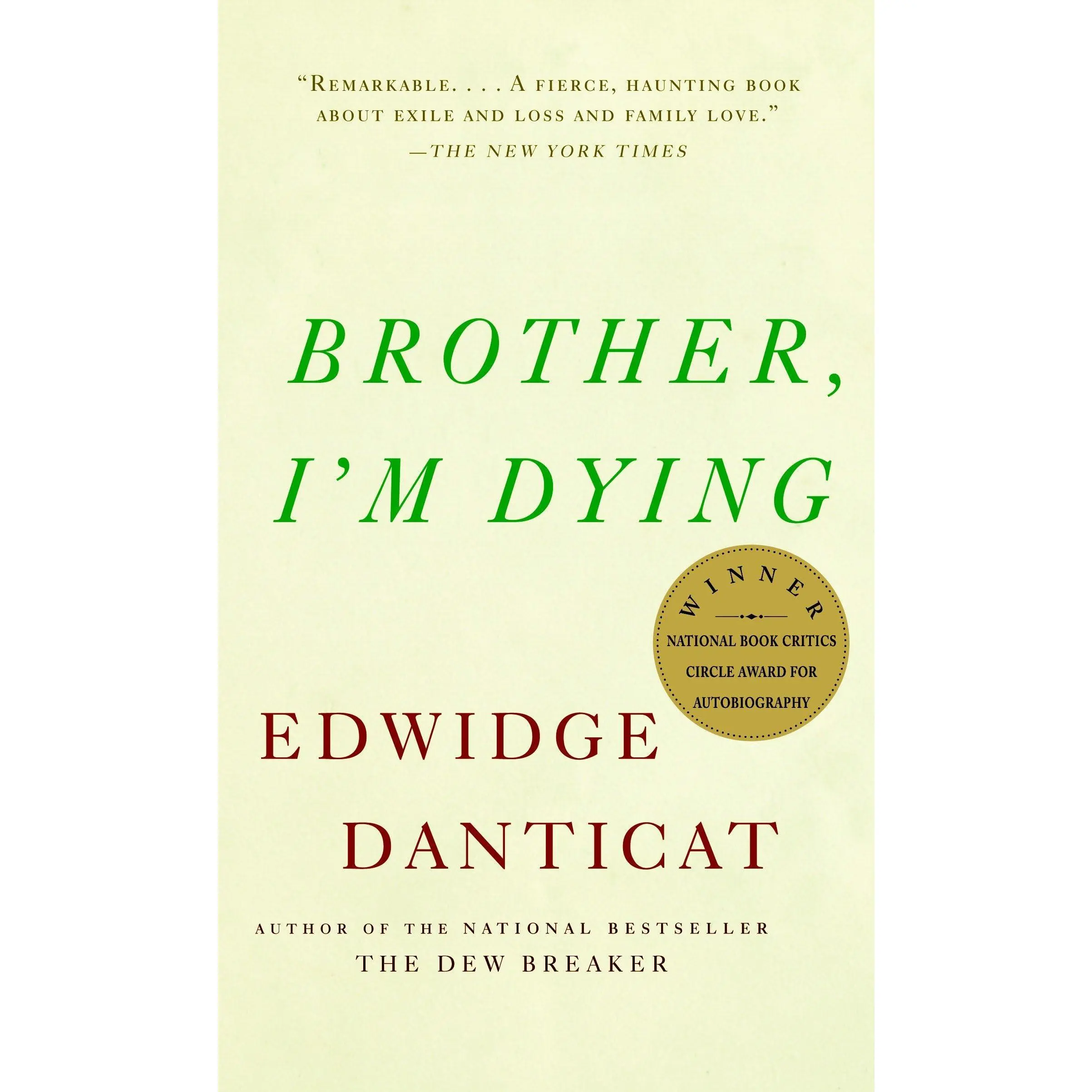 Brother, I'm Dying: National Book Award Finalist -- Edwidge Danticat - Paperback