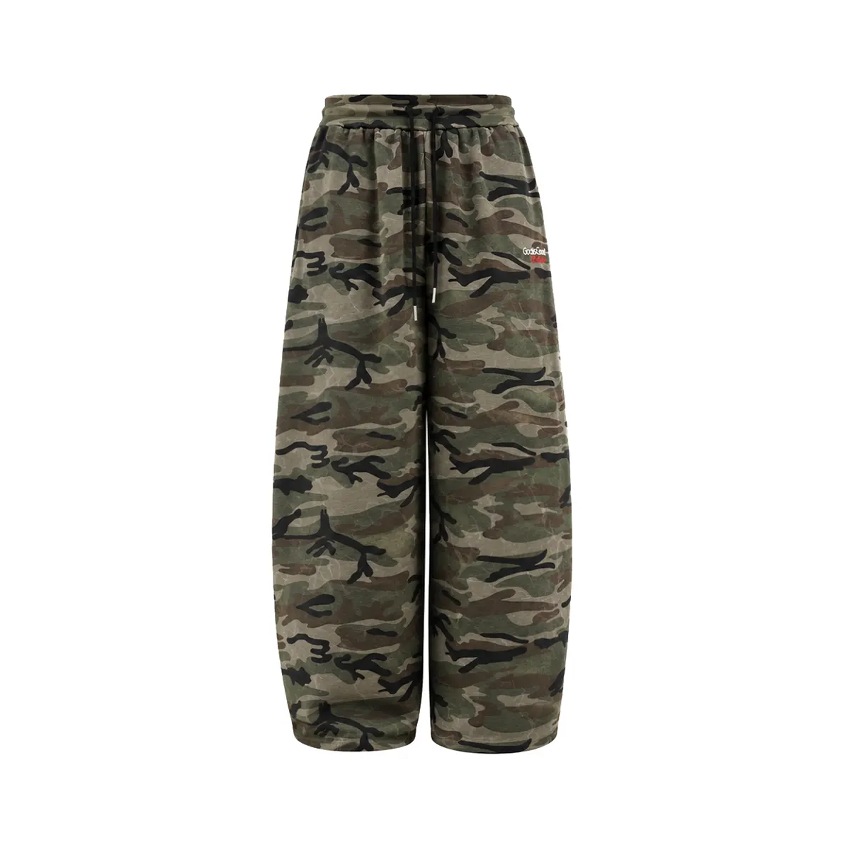 FDR Camo Barrel Pants for Men & Women, Baggy Wide Leg Sweatpants, Relaxed Fit Streetwear Joggers, Vintage Camouflage Athletic Trousers for Casual Daily Wear and All-Season Outfits, Casual Comfy Joggers, Street Fashion Joggers