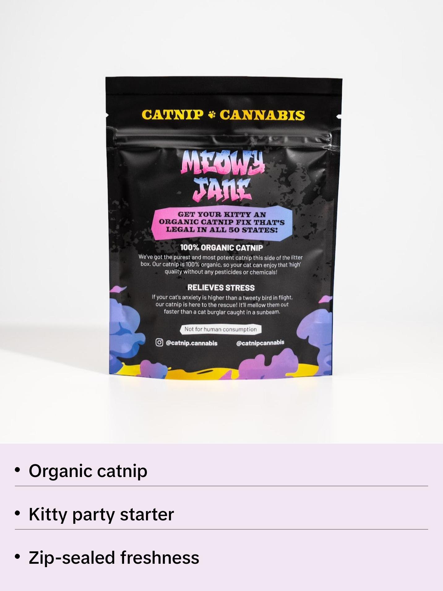 Meowy Jane Organic Catnip cat toys