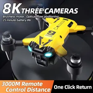 Long-Endurance Drone with Dual HD Cameras - Optical Flow Positioning RC Quadcopter for Stable Flight, Aerial Photography & Gift for Adults