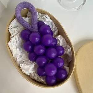 Handmade Grape Soap with Lavender Aromatherapy Essential Oil Gentle Nourishing Cleansing Soap for Sensitive Skin Birthday Gift for Family Friends and Besties Blend Body Care