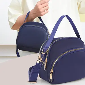 【Christmas Gifts】Solid color Trendy Quilted Crossbody Bag, Nylon Shoulder Bag, Outdoor exercise, portable,Women's Casual Purse & Handbag,shopping, travel, fitness essential ligh