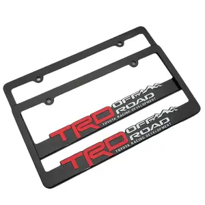 Universal license plate frame for JDM modified cars, ABS plastic 3D license plate holder