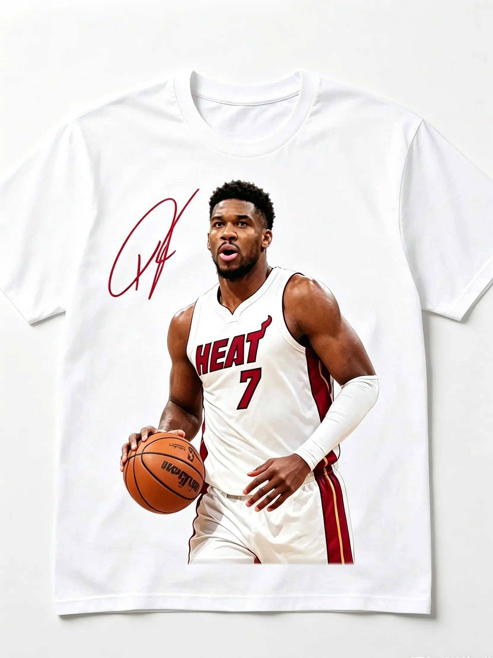 No. 7 jerseyMIAMI GIANNIS ANTETOKOUNMPO Signature Graphic T-Shirt BLOCKBUSTER TRADE, Greek Freak Basketball Fan Tee, Giannis Celebration Shirt, MVP Inspired Sports Apparel, Giannis to Miami, Miami Giannis shirt, Giannis to the Miami