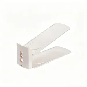 Adjustable Shoe Rack Organizer, Space-Saving Foldable Storage Shelf, No-Drill Wall Mount, Easy-To-Install Home Essentials