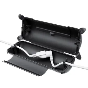 Flemoon Outdoor Extension Cord Safety Cover with Waterproof Protector Seal, Weatherproof Electrical Connection Box for Outdoor Outlets, Plugs, Sockets, Holiday Decorations, Power Tools