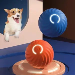 USB Rechargeable Interactive Dog Ball [Newly Upgraded] – Durable Motion-Activated Automatic Rolling Toy for Small, Medium & Large Dogs, Springtok