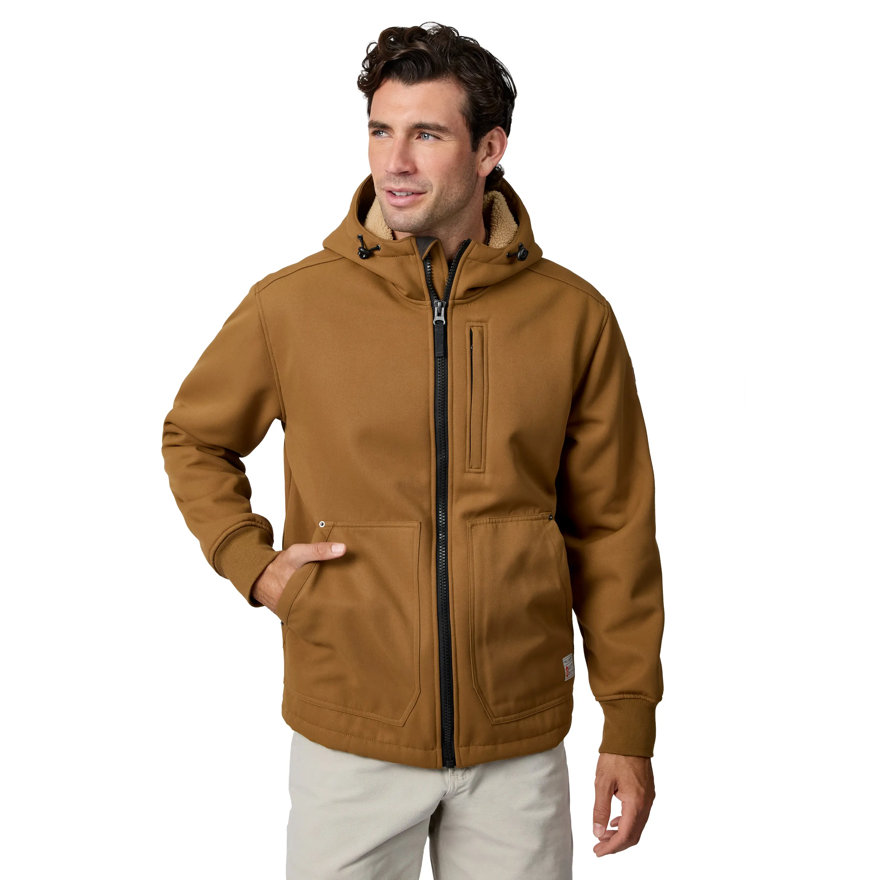 Free Country Men's Wind River Burly Canvas Softshell Jacket