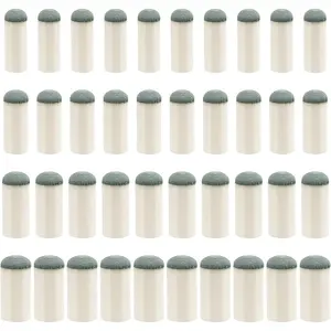40pcs Slip On Pool Cue Tips, 4 Sizes Pool Stick Tips No Glue or Tool Required Billiard Cue Tips Replacement 9mm, 10mm, 12mm, 13mm Billiard Stick Tips for Snooker and Pool Cues