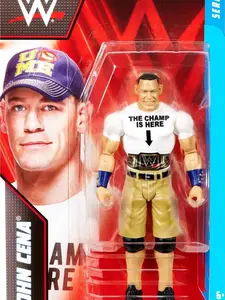 Mattel WWE John Cena Basic Action Figure, Posable 6-inch Collectible for Ages 6 Years Old & Up