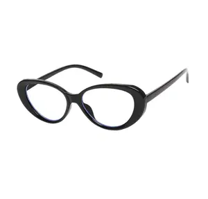V BY VYE BELLA-Stylish Protected Cat Eye Blue Light Blocking Glasses Blue Clear Black Clear Pink Clear Frames Reduce Eye Strain Perfect For Work Study