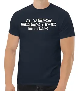 "A Very Scientific Stick" Project Hail Mary T-Shirt - Andy Weir Science Fiction Graphic Tee - Ryland Grace Engineering Humor Apparel - Hard Sci-Fi Book Lover Gift