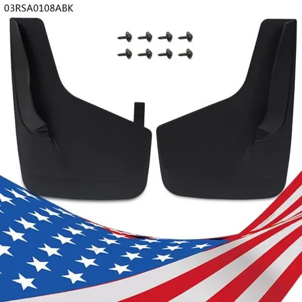 CROSSDESIGN Universal Mud Flaps, Front-Rear Splash Guards for Pick-Up Trucks, Car Exterior Accessories