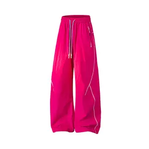 WASSUP Quick-Dry Hiking Pants for Women – Summer Outdoor Casual Parachute Pants, Petite Size, Water-Resistant & Windproof, Abrasion-Resistant, Workwear Style for Trekking