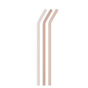 MORNING CAPPUCCINO DEMI BOTTLE STRAWS 650ML (22OZ) SET OF THREE