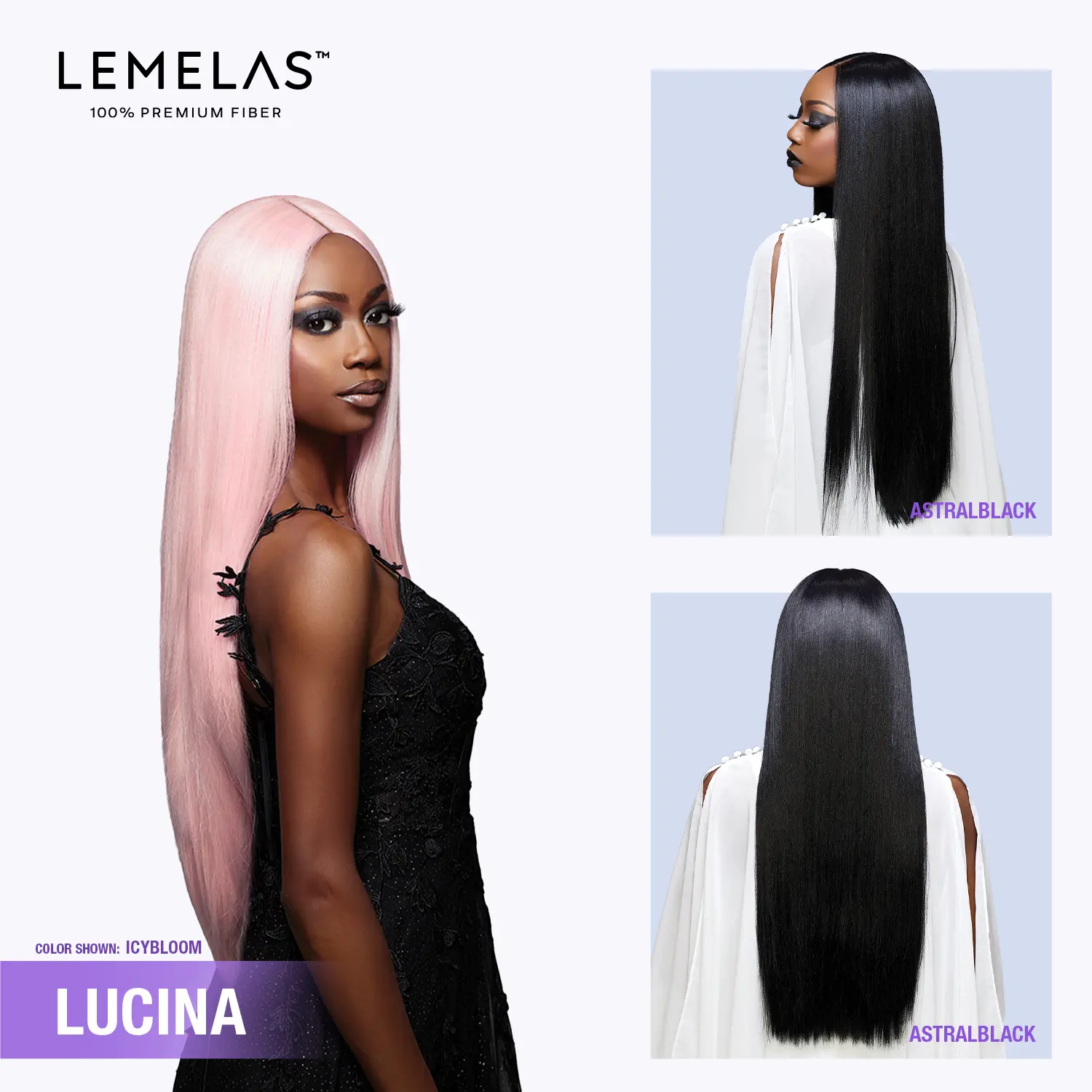 Sensationnel Shear Muse Lemelas Lucina Glueless HD Lace Front Wig - Female Glueless Frontal Wig for Black Women, Protective Styles with Baby Hairs