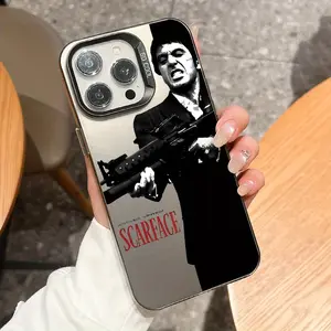The Scarface Vintage Phone Case Is Compatible with Iphone 16, 15, 14, 13, 12, And 11 Pro Max Plus. It Features a Slim Design, Perfect for Everyday Use, Stylish And Durable, Ideal for Trendy Users.