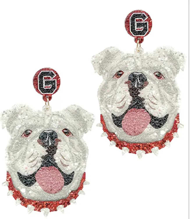 Bulldog Gameday Earrings