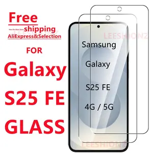 1/4Pcs Tempered Glass Screen Protector for Samsung Galaxy S25FE - Smartphone Protection Suitable for Samsung S25FE Series