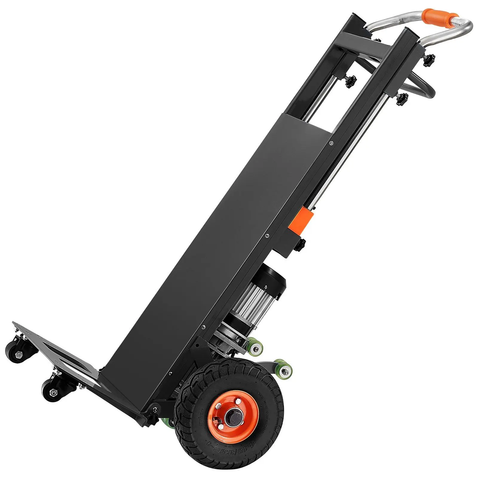 VEVOR Electric Stair Climbing Dolly Hand Truck for Adults, 880lbs Capacity, Battery-Equipped, Black, Adult