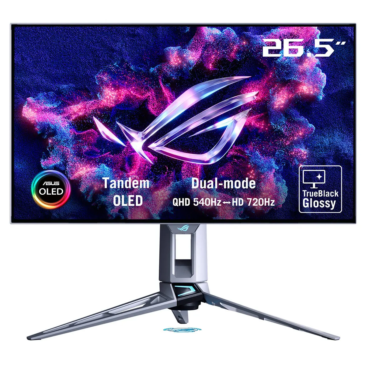 ASUS ROG Swift OLED PG27AQWP-W 26.5" 16:9 Dual Mode WQHD 540Hz and HD 720Hz WOLED HDR Gaming Monitor