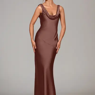 knee length dresses for ladies Gelina Maxi Dress – YouBoutiquepr main image 1