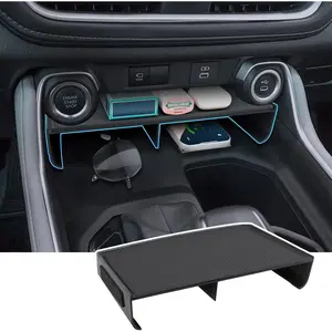 Center Console Organizer Compatible with 2023-2025 2026 Toyota Grand Highlander Interior Accessories, Console Organizer Tray for Cell Phone and Vehicle Key