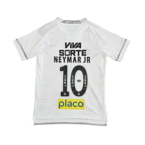 2425 Home White No 10 Neymar Jr Vintage Soccer Jersey Barclays Premier League