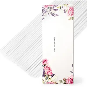11 inch Diffuser Sticks 100 Pack, Diffuser Reeds Sticks Refill for  and Bathroom, Diffuser Reeds Sticks for Scented Diffuser White