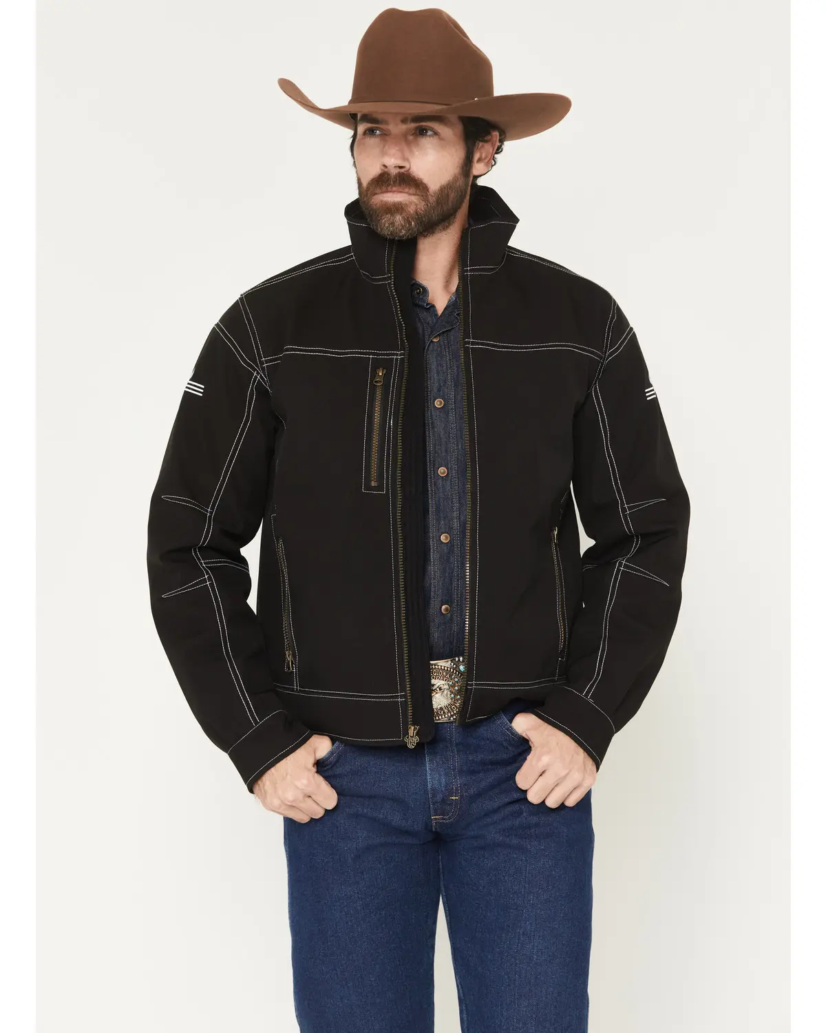 Men's Cowboy Hardware Men'S Woodsman Softshell Jacket - 191224-011-M Men's Cowboy Hardware Men'S Woodsman Softshell Jacket - 191224-011-M