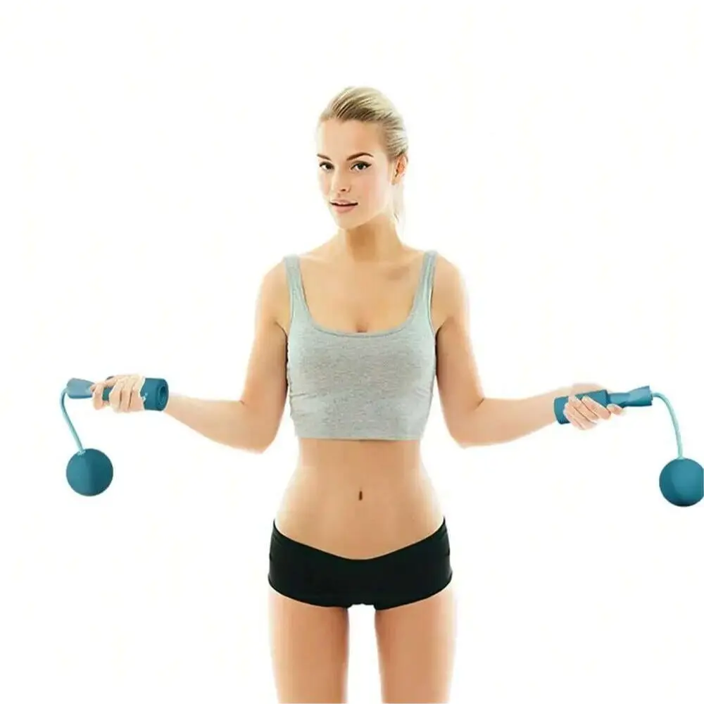 Wireless Jump Rope with Ball, Cordless Jump Rope, Fitness Jump Rope for Home Indoor Sports, Fat Burning, 1pc No Cord Workout Tool, Exercise Equipment for Home, Jump Ropes for Fitness