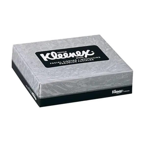 Kimberly-Clark 21195 KLEENEX Junior Facial Tissue Two-Ply White 65 Tissues/Box 48 Boxes/CT