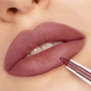 1PC Rich Pigmented, Waterproof, Silky, Durable, Non-stick Cup, Creamy Matte Lip Liner, Lip Liner Pencils, Perfect for Date and Daily Use