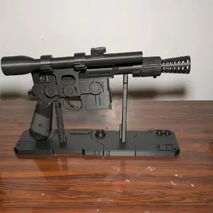 Han Solo Blaster DL-44 Inspired Replica, Full Size- 3D Printed Prop