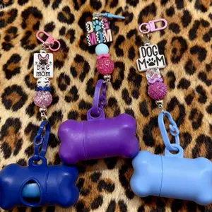 Custom crafted doggy bag holder