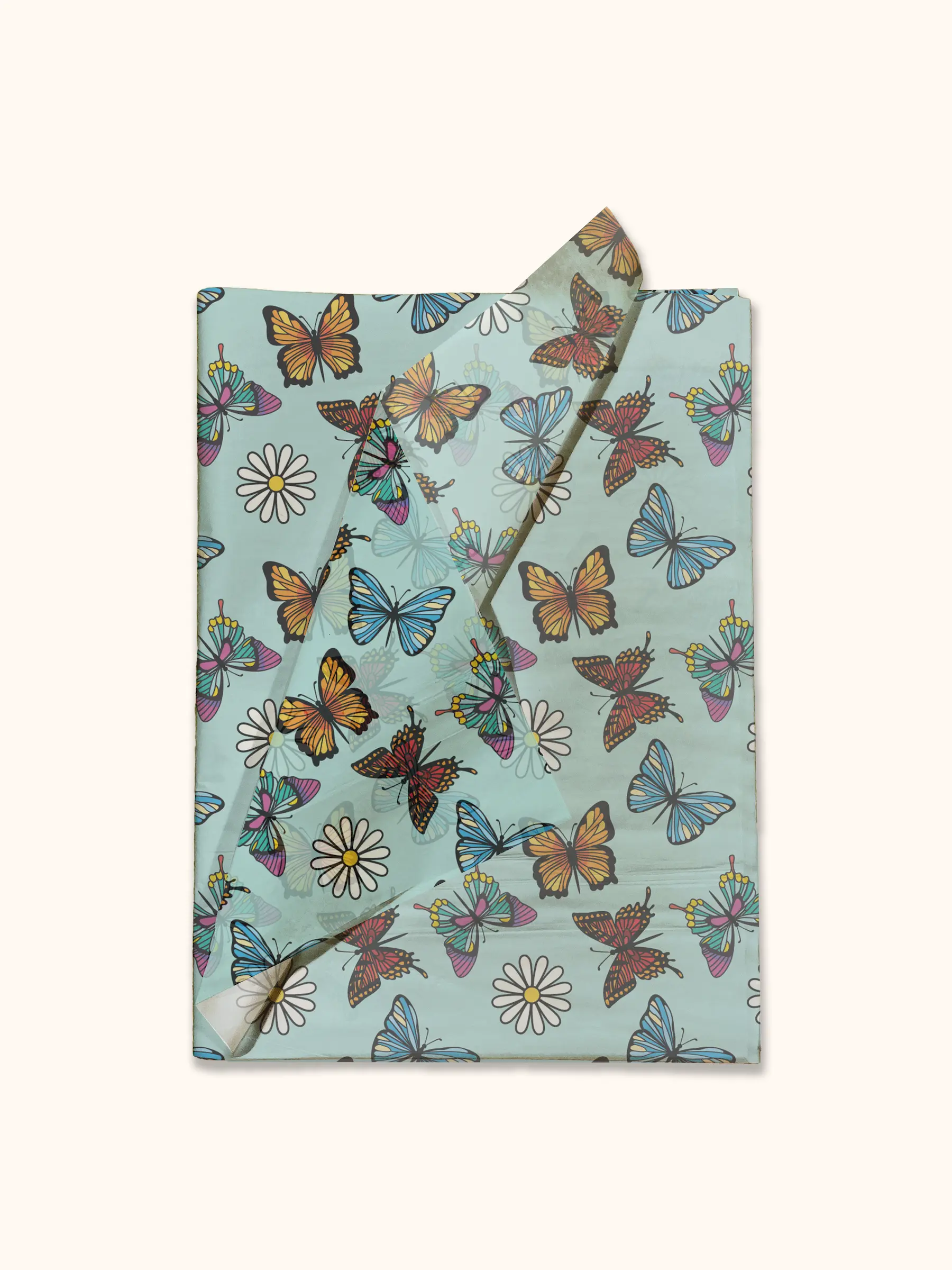 Butterflies and Daisies 20x30 Tissue Paper – Gift Wrapping & Boutique Packaging