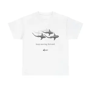 Shark Keep Moving T-Shirt, Meme Funny Animal Tee, Gifts Shirt, Unisex Vintage Graphic Tees Gothic Grunge Y2k Emo Scene Amity Affliction Style Clothes Men Women Streetwear