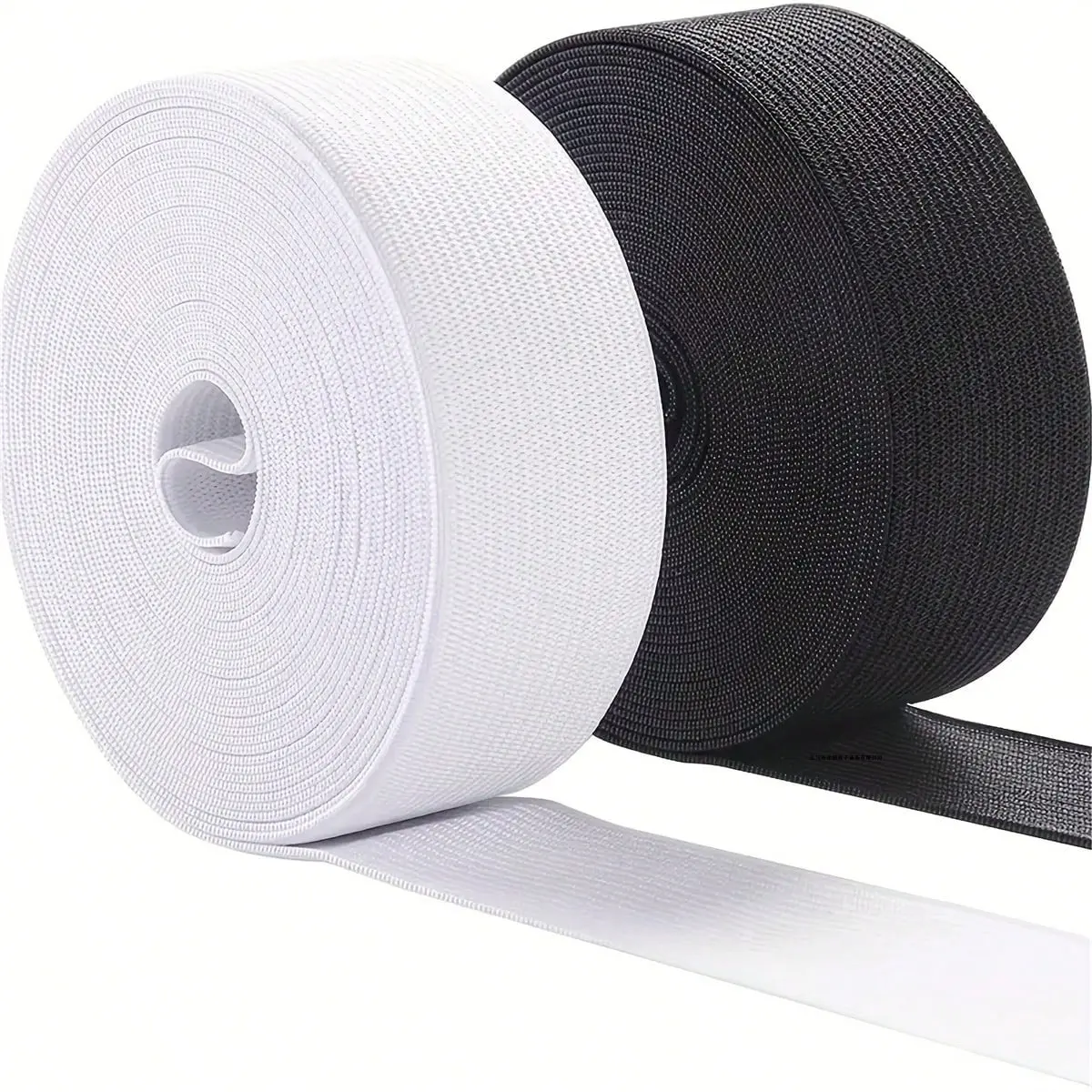 Elastic Knit Bands - 5yd Elastic Bands for DIY Enthusiasts, 0.78in/2cm & 0.98in/2.5cm Widths, Sewing Projects Supplies for Waistbands, Clothing