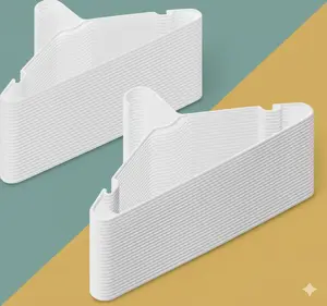 Plastic Clothes Hanger Set - 30/50 Pieces Lightweight Space Saving Non Slip Slim Designed Dry Wet Clothes Hanger Set for Efficient Laundry Organization