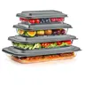 Sorbus Deep Glass Baking Dish Set with Lids (8-Piece)