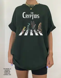 The Cryptid Collections Sweatshirt, Cryptozoology Shirt, Cryptid Shirt, Mothman Shirt, Bigfoot Shirt, Cryptozoology Shirt, Cryptid Shirt