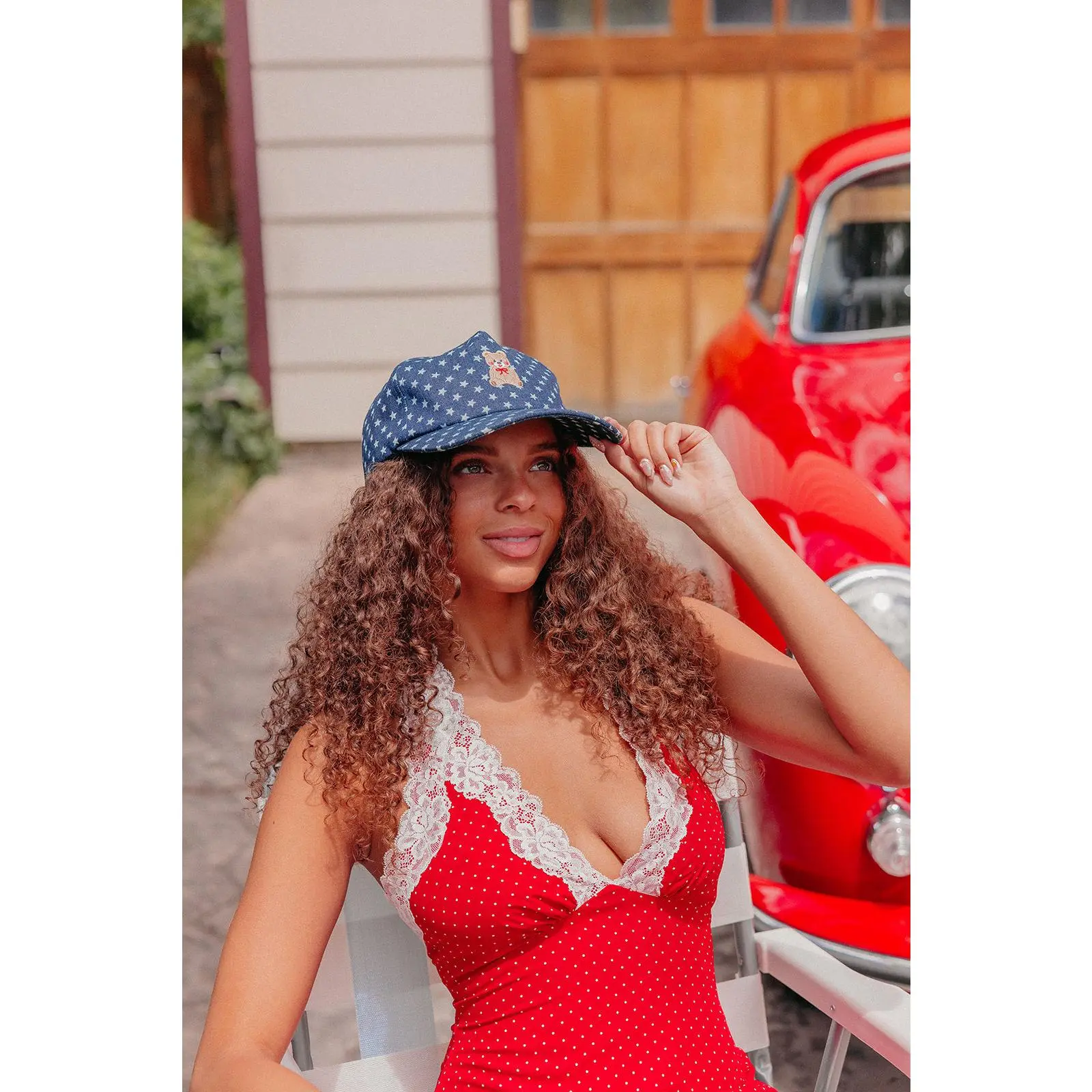 TEDDY BEAR STAR BASEBALL CAP