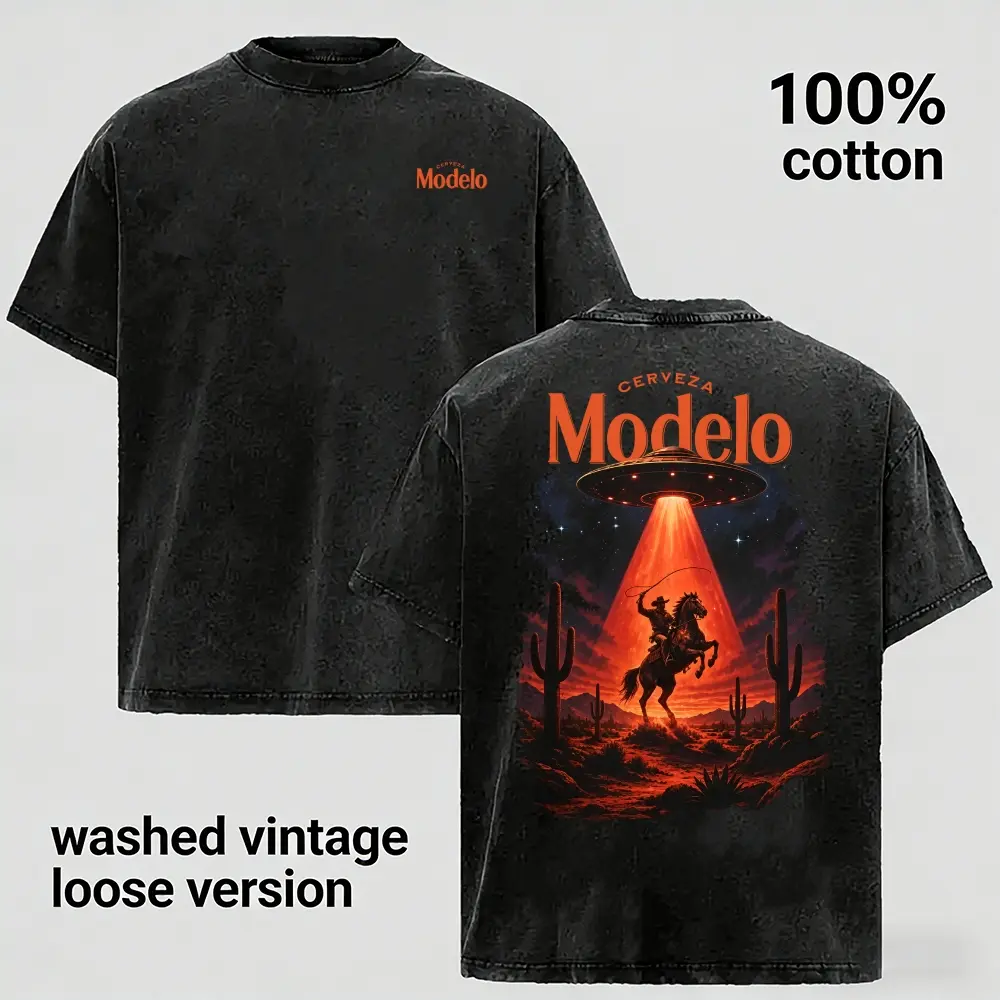 Men's Washed Pure Cotton T-Shirt