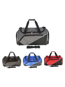 Large Capacity Travel Duffel Bag, Independent Shoe Compartment, Gym Bag with Multiple Pockets, Short Trip Luggage, Sporty Style, Sports Bag