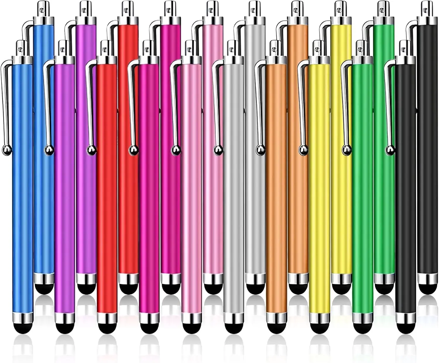 20 Pack Stylus Pen, Stylus Pen for Touchscreen High Precision and Sensitivity for Everyday Writing/Drawing, Universal Stylus Compatible with Touch Screens