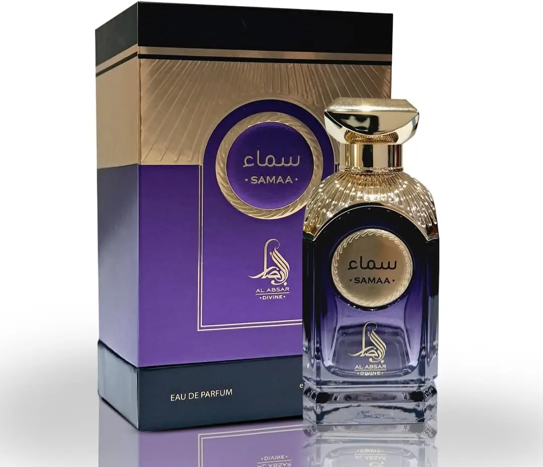 Al Absar Samaa EDP 100 ML / 3.4 FL OZ - Floral, Fresh, and Fruity Scent with Gardenia, Pear, Frangipani, Brown Sugar, and Patchouli
