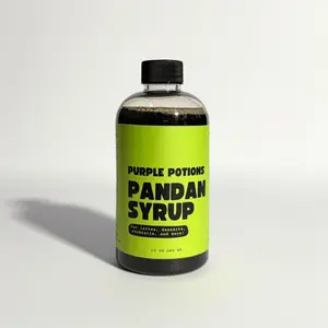 Pandan Syrup for Making Pandan Lattes  - Original Pandan Flavor Beverage Add to Milk, Matcha, Coffee Natural Sweet coffee syrup matcha syrup