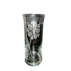Flower Bud Vase - Floral Design, Versatile for Home Decor, High-Quality Glass Vase Gift Ornaments